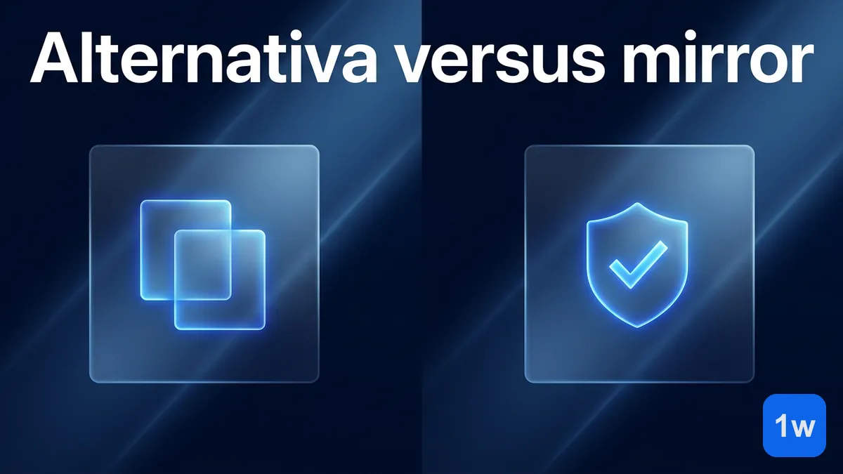 Diferencia visual entre una alternativa y un mirror del sitio 1win explicada para Chile