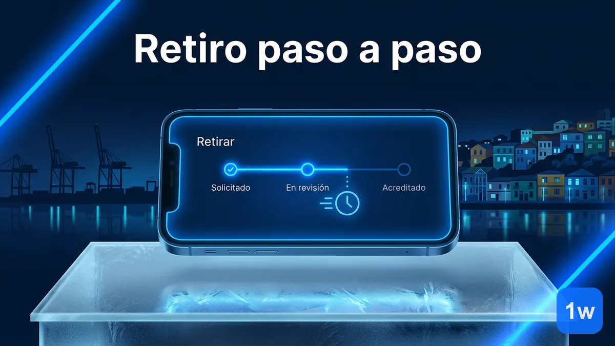Cómo retirar dinero en 1win Chile: estados del retiro, tiempos y verificación